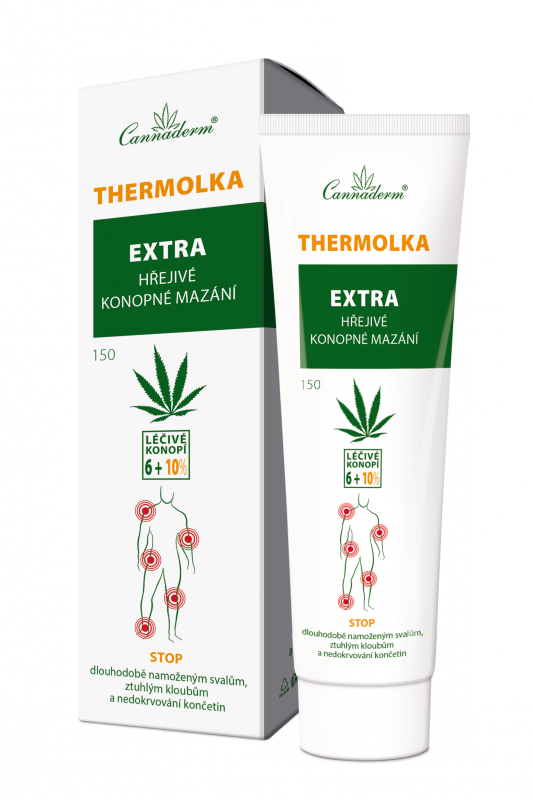 Żel na bóle mięśni i stawów Cannaderm THERMOLKA 250 ml