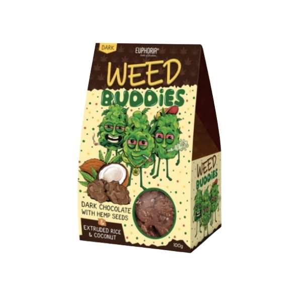 Czekoladki gorzkie Weed Buddies 100g