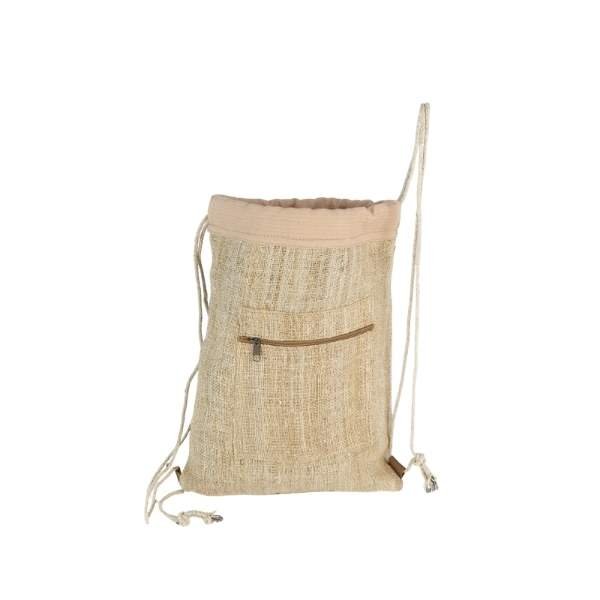 Plecak- worek z konopi
