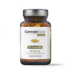 Kapsułki konopne Cannabigold z CBD i innymi fitokannabinoidami występującymi naturalnie z konopiach legalnych Cannabis Sativa L.