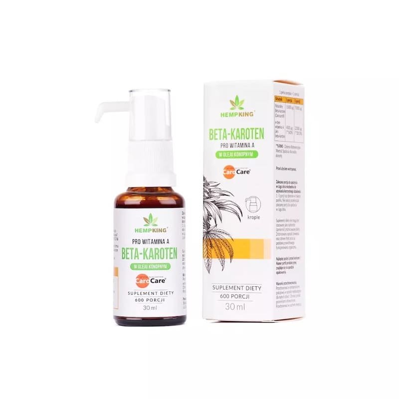 Beta-karoten w bio oleju konopnym 30 ml