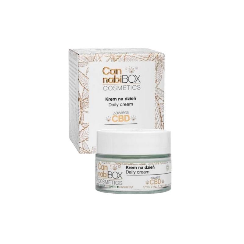 Krem do twarzy na dzień z CBD Cannabibox 50 ml.