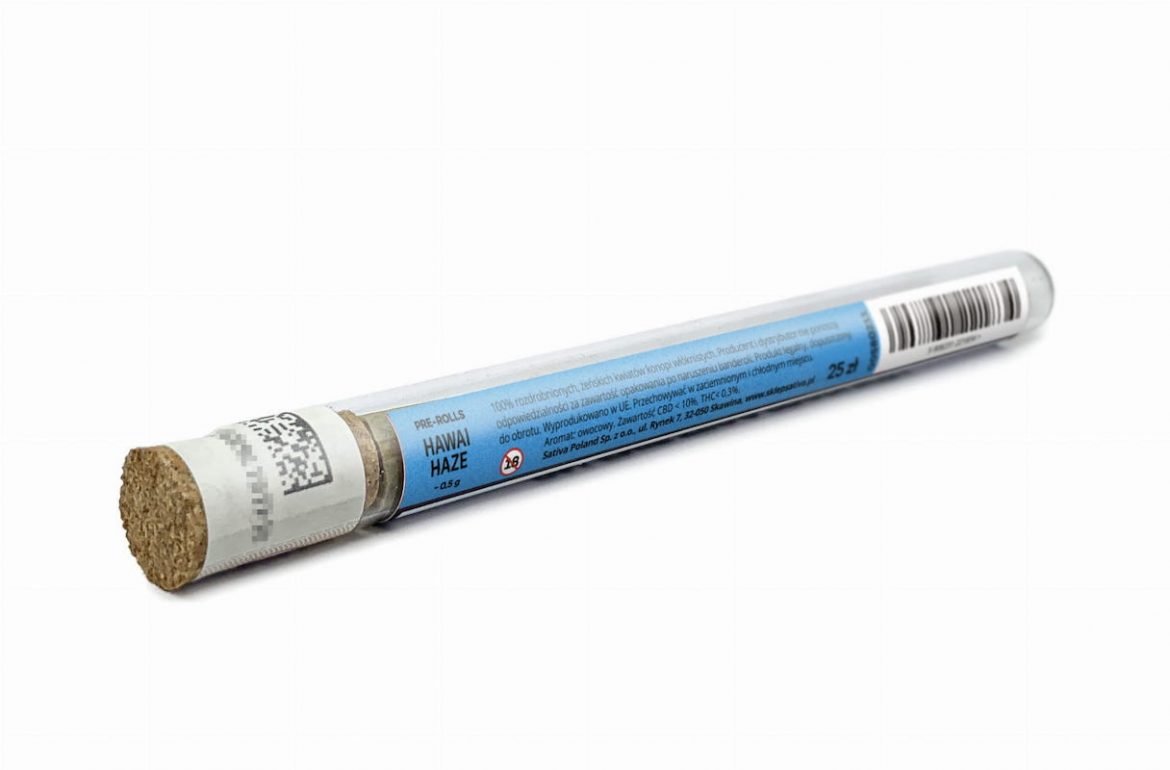 Hawai Haze Pre-Roll CBD 0,5g Sativa Poland