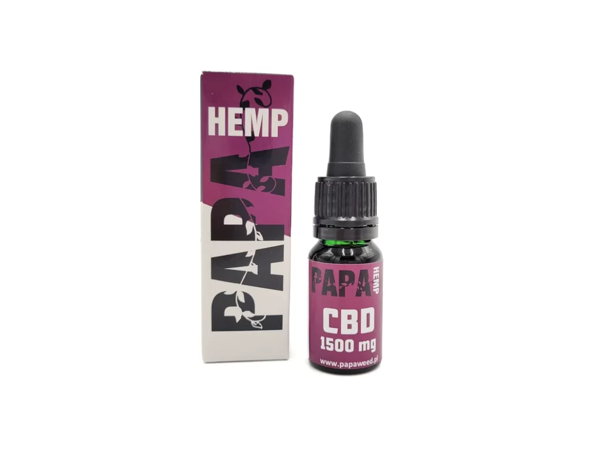 Olejek CBD 15% Full Spectrum 10ML PAPA HEMP
