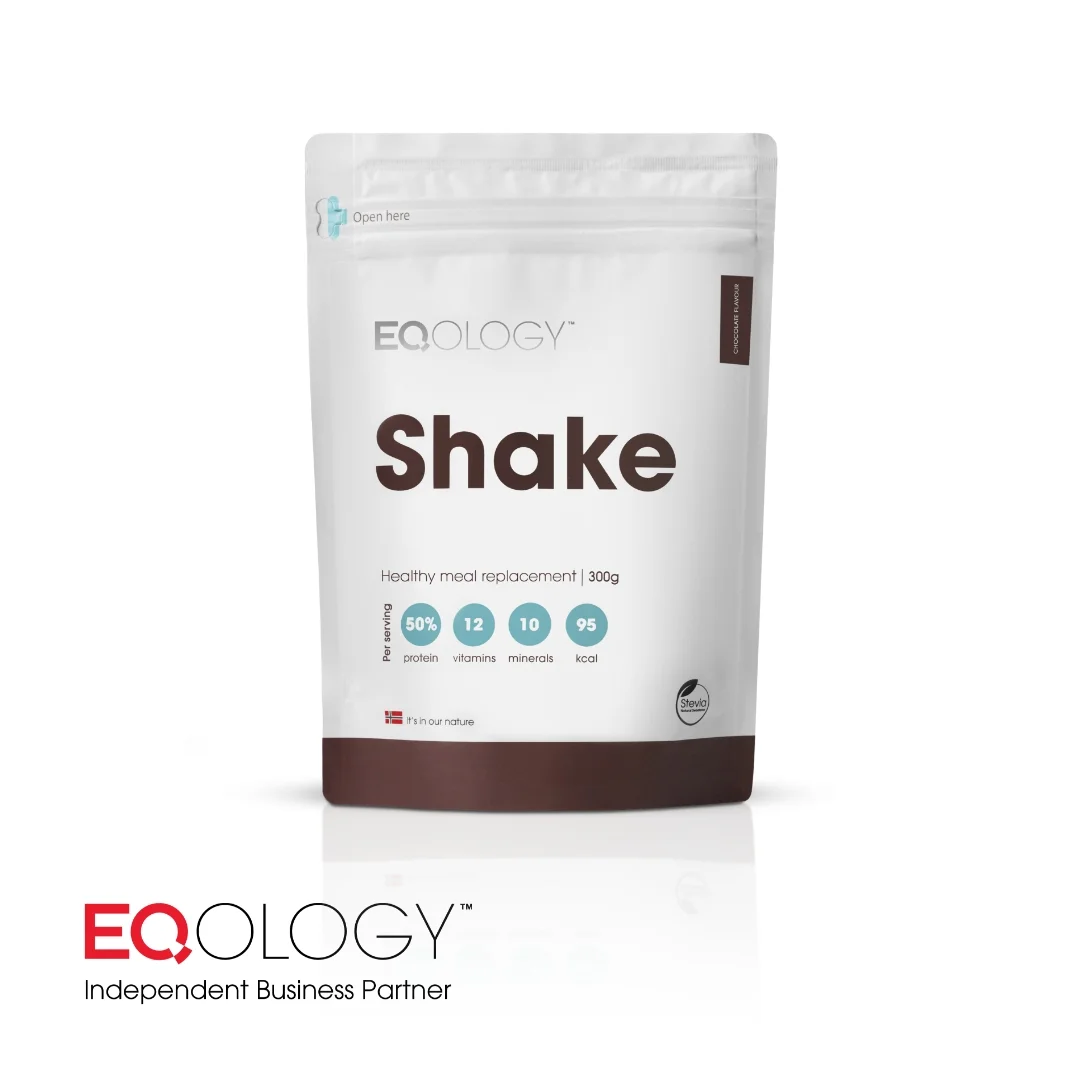 Eqology Shake – Czekoladowy | Wysokobiałkowy shake zastępujący posiłek