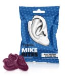 Opakowanie żelków konopnych TYSON 2.0 Blackberry Lychee OG 50 g